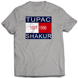 2 Pac Tommy Hilfiger Vintage Mint Grey Tee