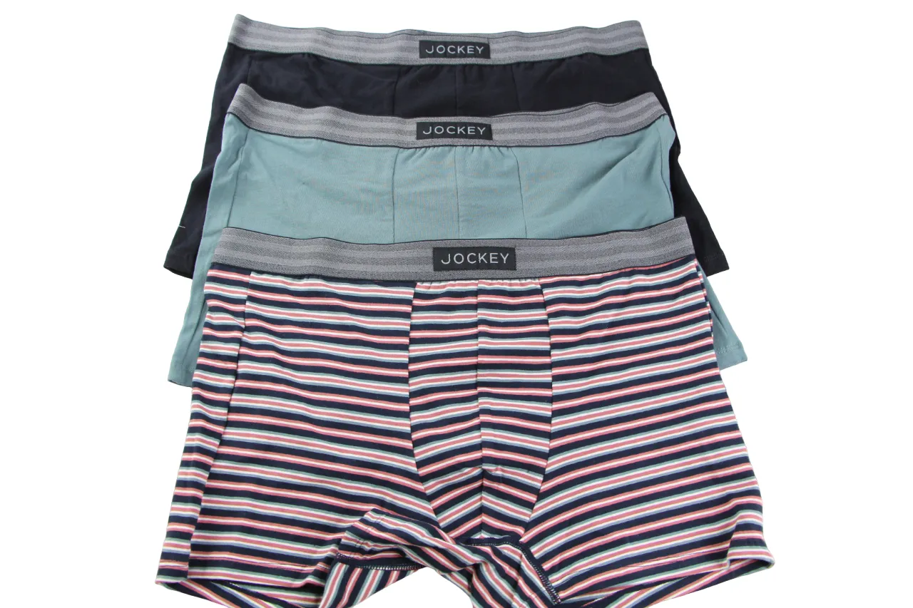 6 Pairs X Mens Jockey Comfort Classics Cotton Trunks A39