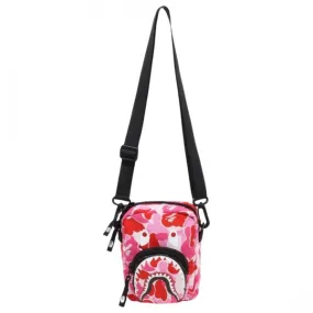 A Bathing Ape ABC Camo Shark Mini Bag (pink)