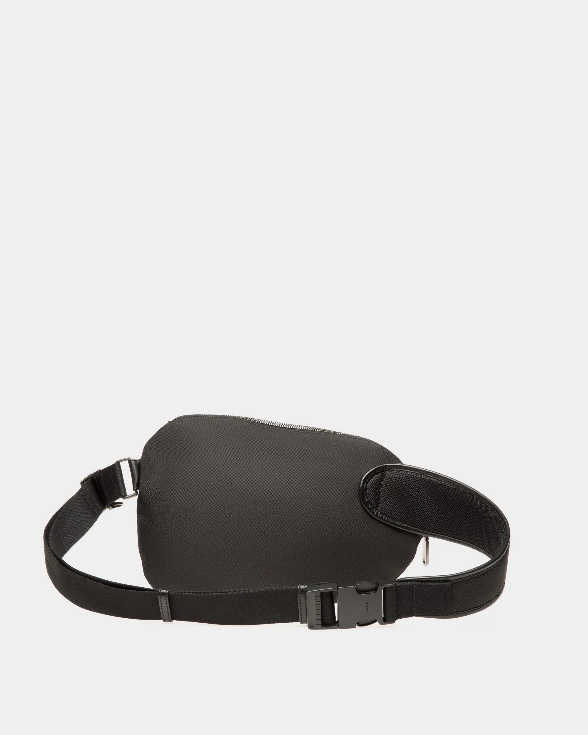 Adrien Brody Travel Collection Crossbody In Black Nylon 