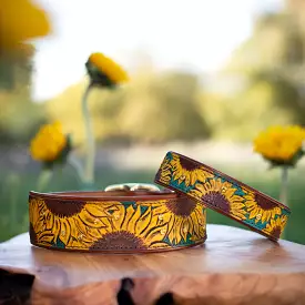 Blue Sky Sunflower - Sample Collar