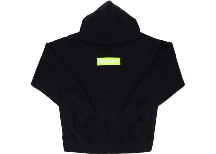 BOX LOGO HOODED SWEATSHIRT BLACK/GREEN