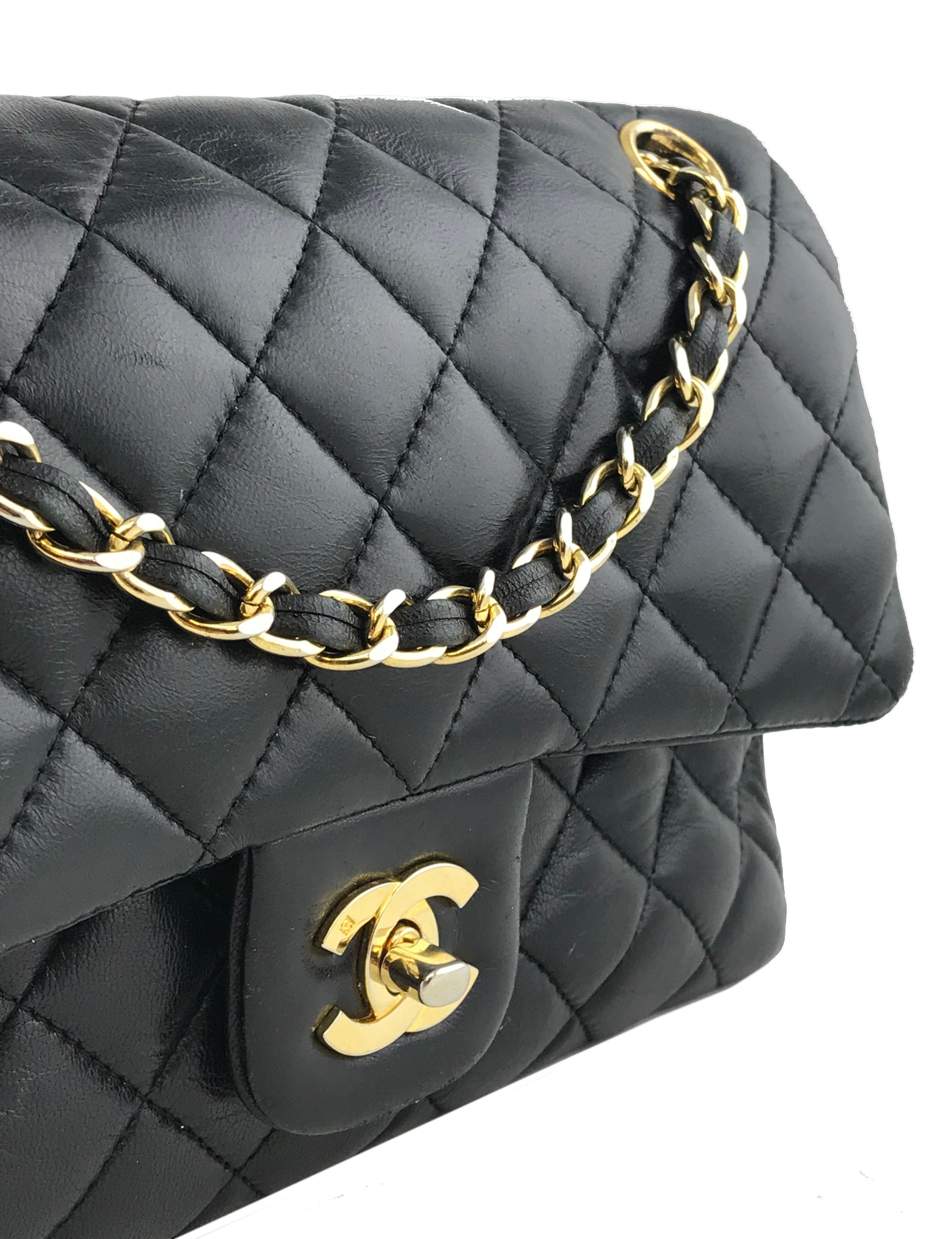 Chanel Quilted Lambskin Classic Medium Double Flap Bag