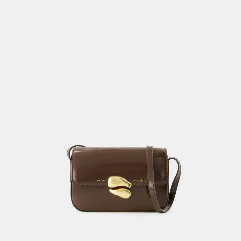 Classic Flap Bag - Chylak - Leather - Glossy Brown