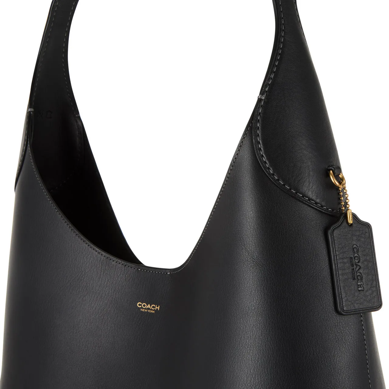 COACH Brooklyn Large Shoulder Bag - Black