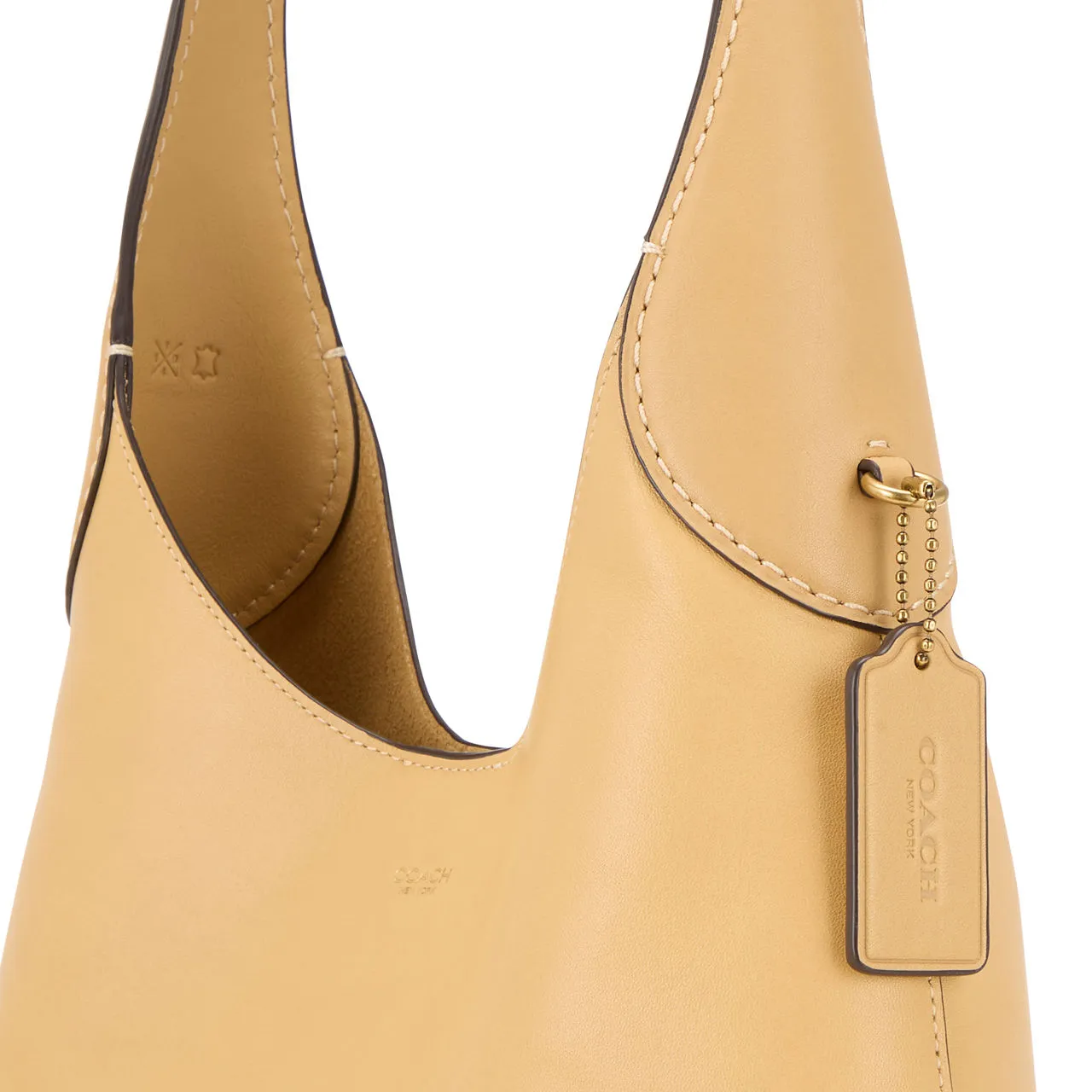 COACH Brooklyn Medium Shoulder Bag - Tan