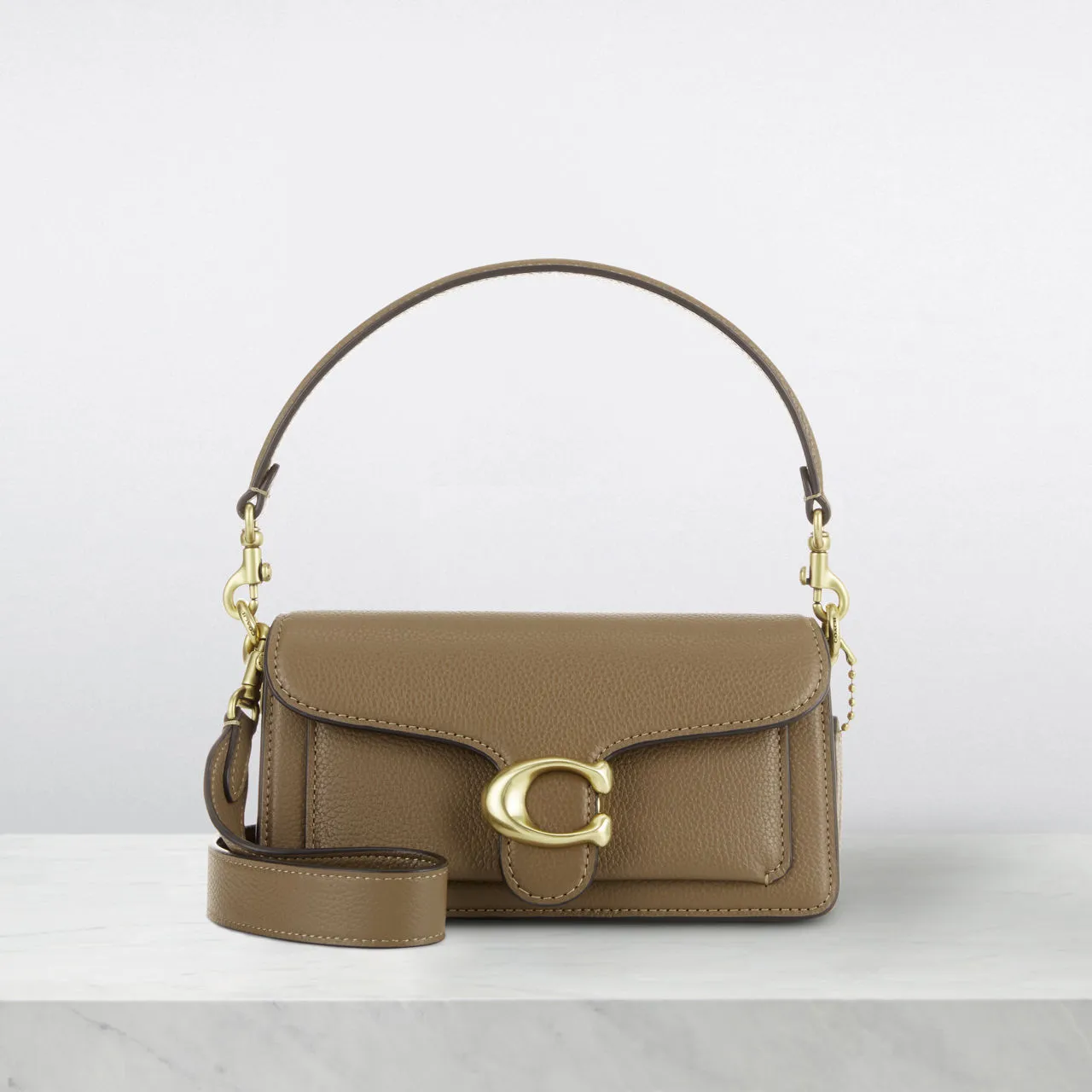 COACH Tabby 20 Shoulder Bag - Dark Stone