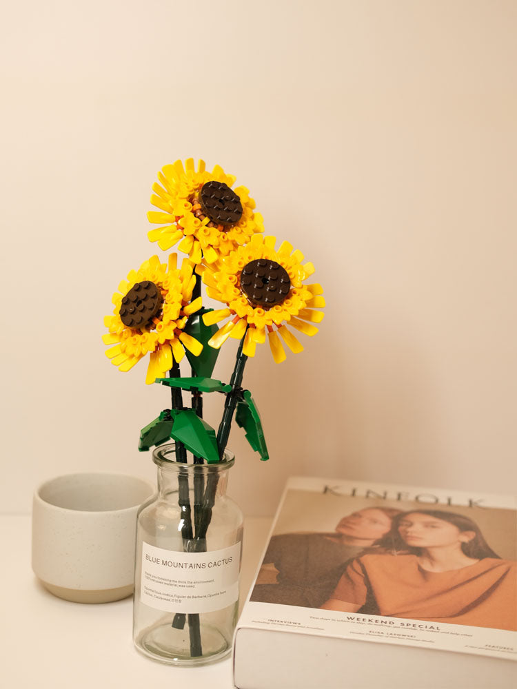 DIY Building Sunflower Blocks