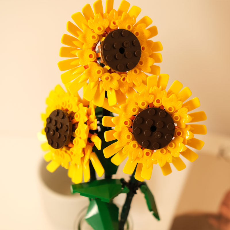 DIY Building Sunflower Blocks