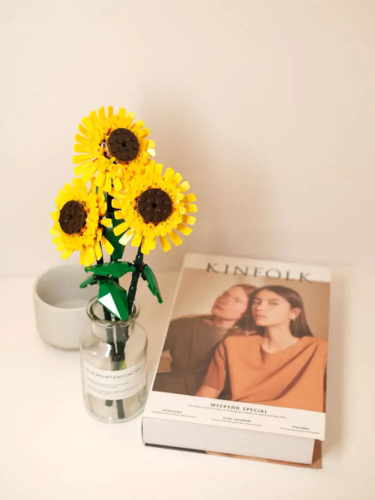 DIY Building Sunflower Blocks