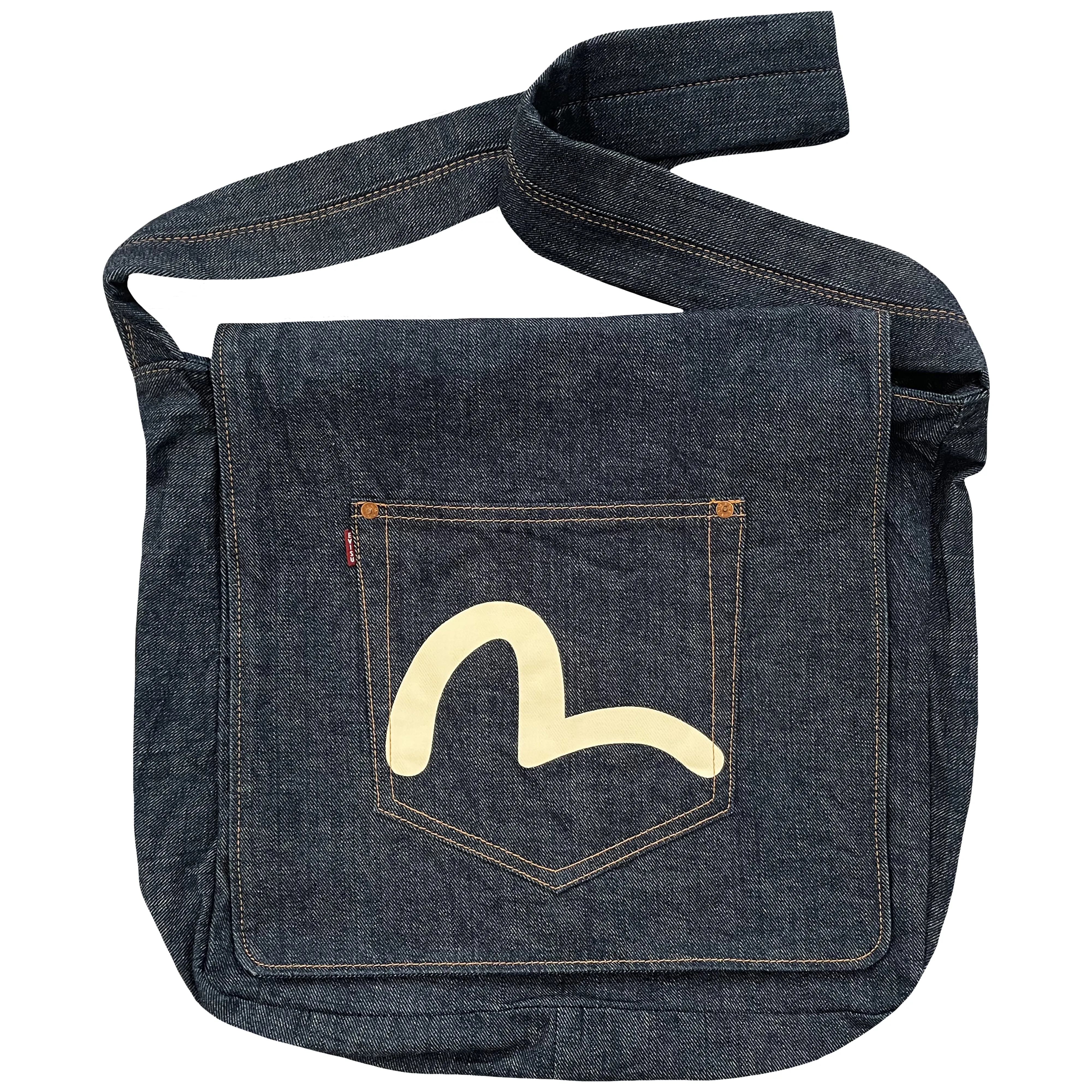 Evisu Denim Shoulder Bag