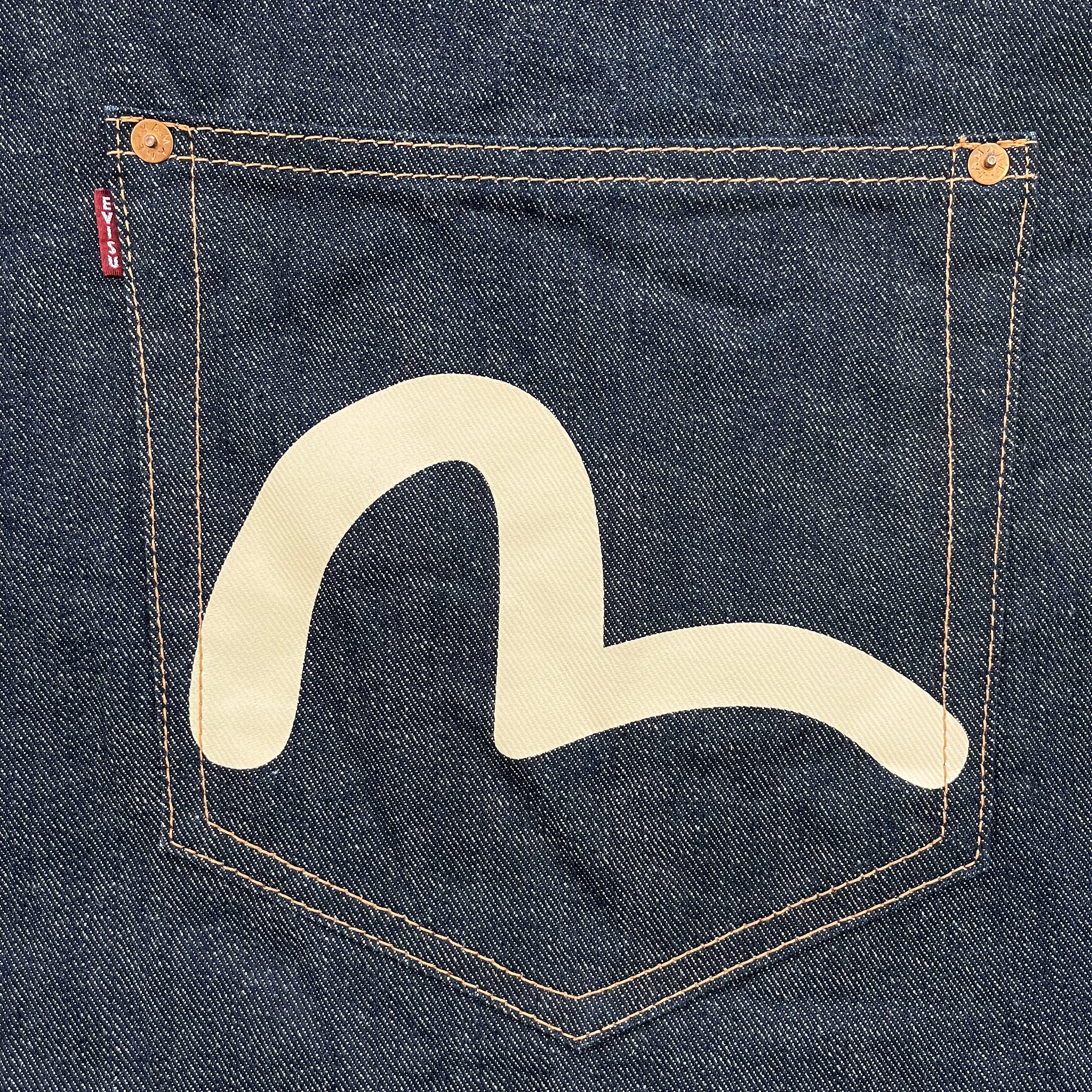 Evisu Denim Shoulder Bag