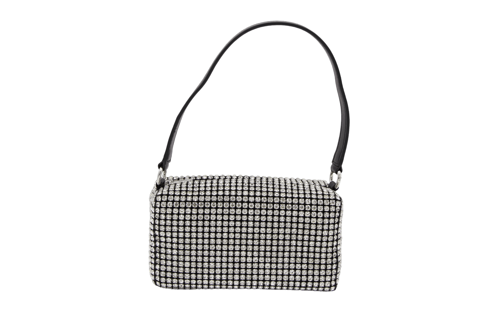 Fabucci Diamante Box Bag with Leather Strap