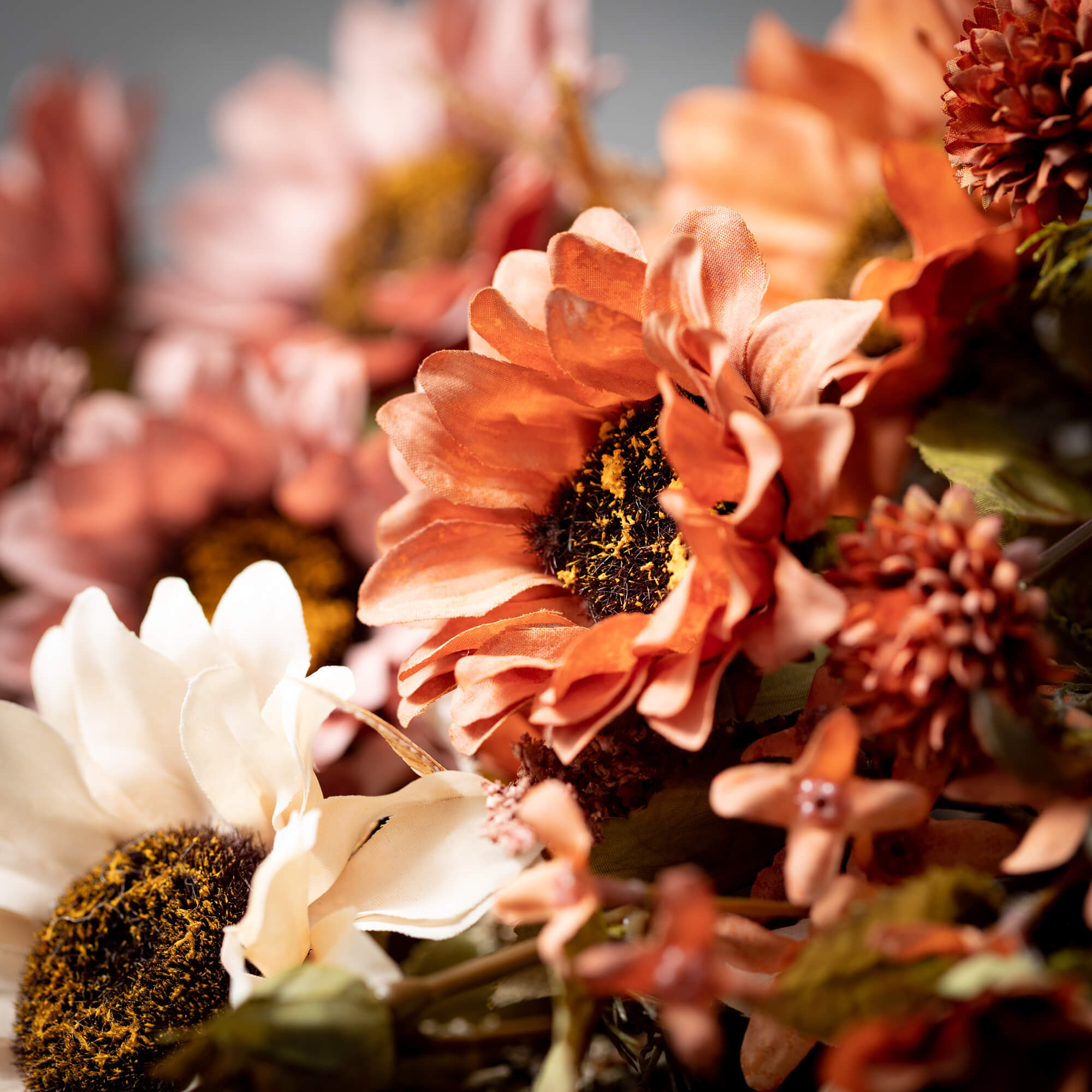 Fall Sunflower Bush Trio