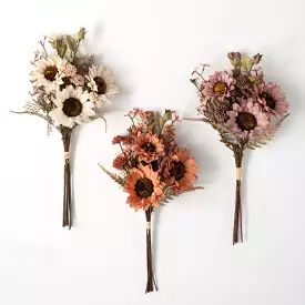 Fall Sunflower Bush Trio