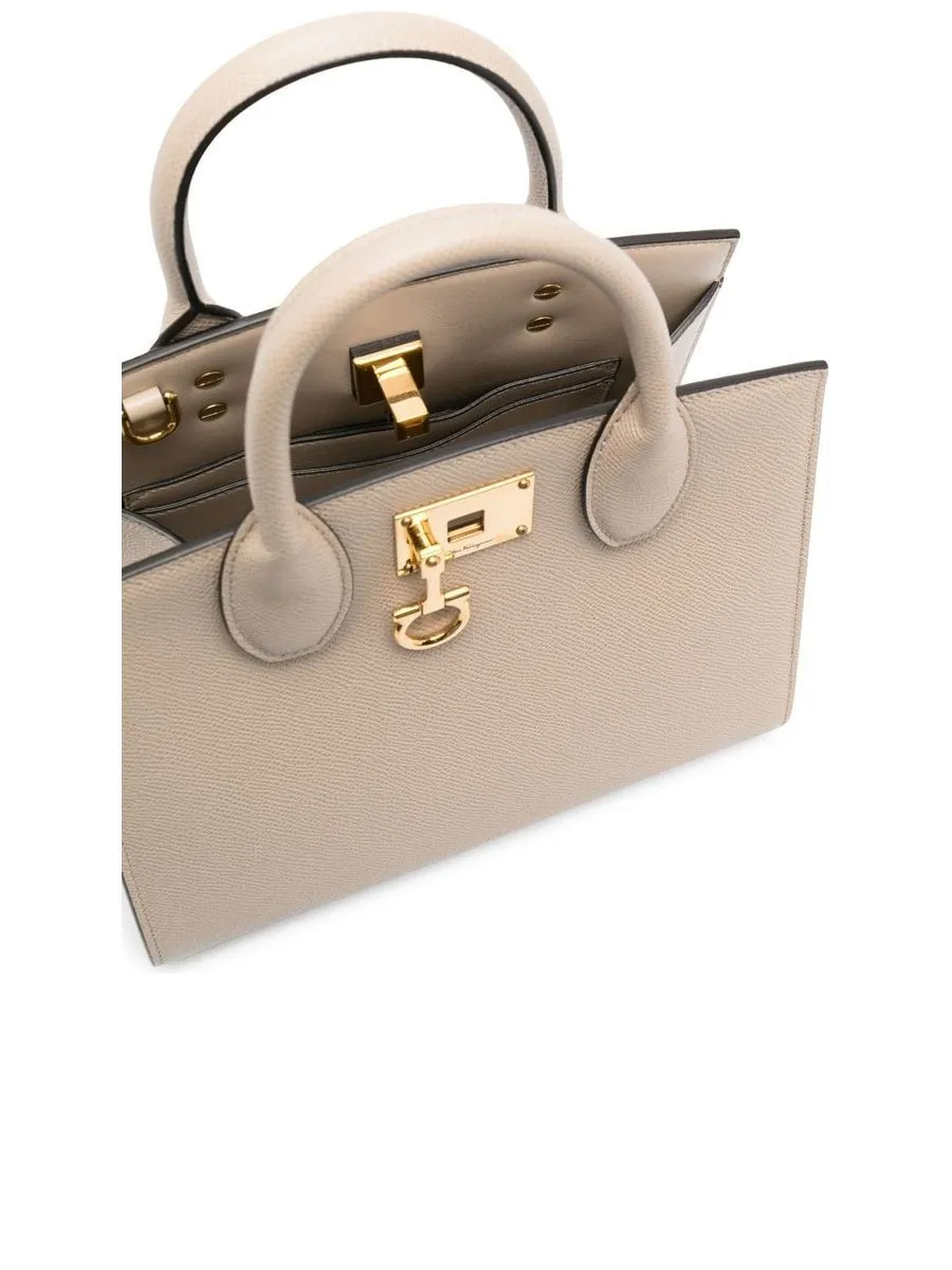 Gancini Fliplock Handbag