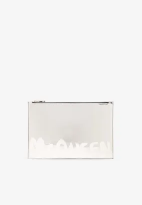 Graffiti Logo Clutch Bag