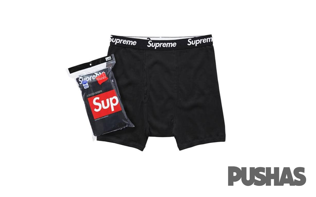 Hanes Boxer Briefs (4 Pack) 'Black'