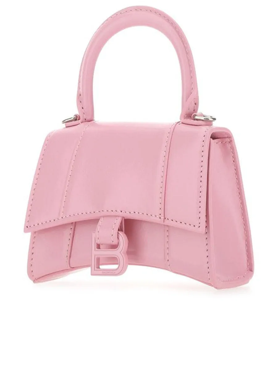 Hourglass Mini Handbag in Pink