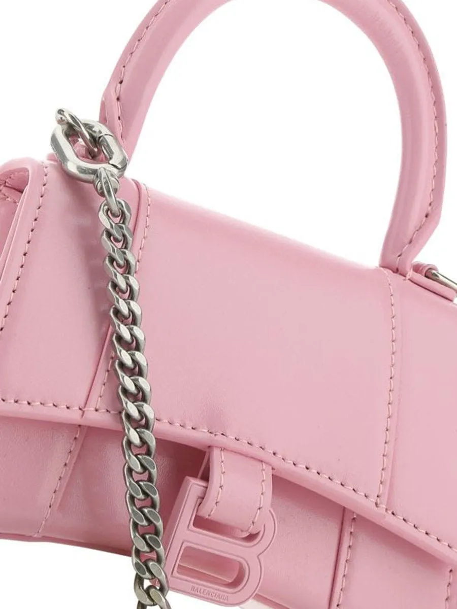 Hourglass Mini Handbag in Pink