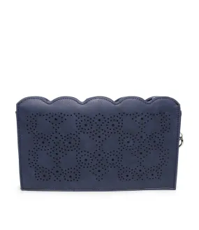 I LOVE BILLY Jacey Clutch Il Navy Smooth