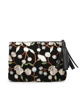 I LOVE BILLY Nolo Clutch Il Cream Floral Fabric