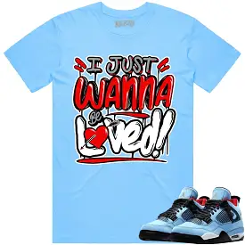 Jordan 4 Cactus Jack 4s Shirt to Match - RED LOVED