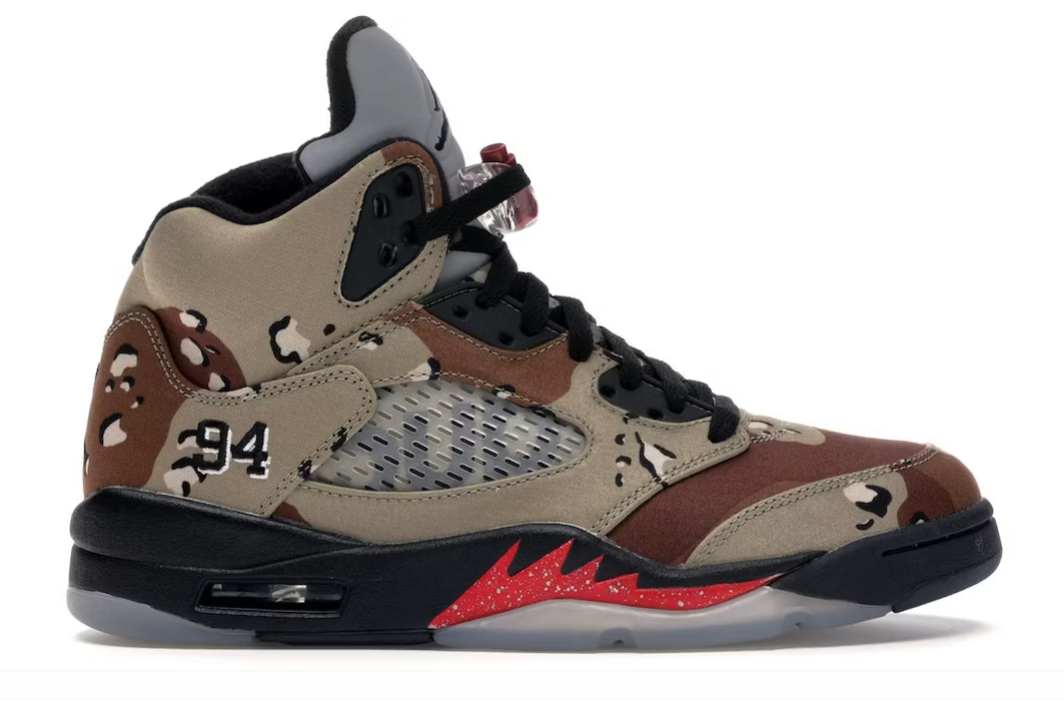 Jordan 5 Supreme Camo