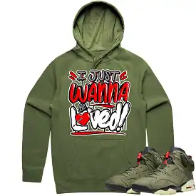 Jordan 6 Cactus Jack 6s Hoodie to Match - RED LOVED