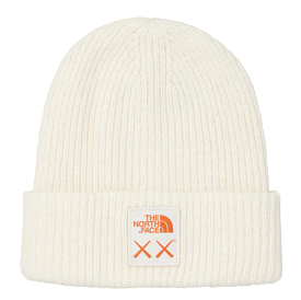 KAWS x The North Face Beanie White