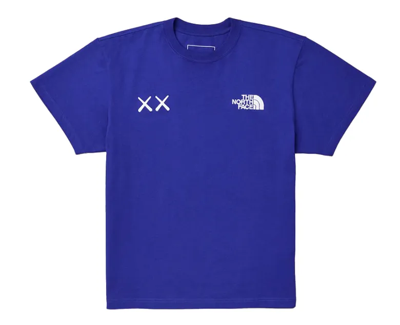 KAWS x The North Face Tee Dark Blue/White