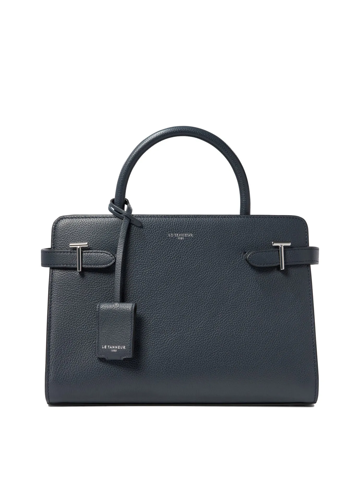 LE TANNEUR EMILIE Mini Leather Handbag in Blue