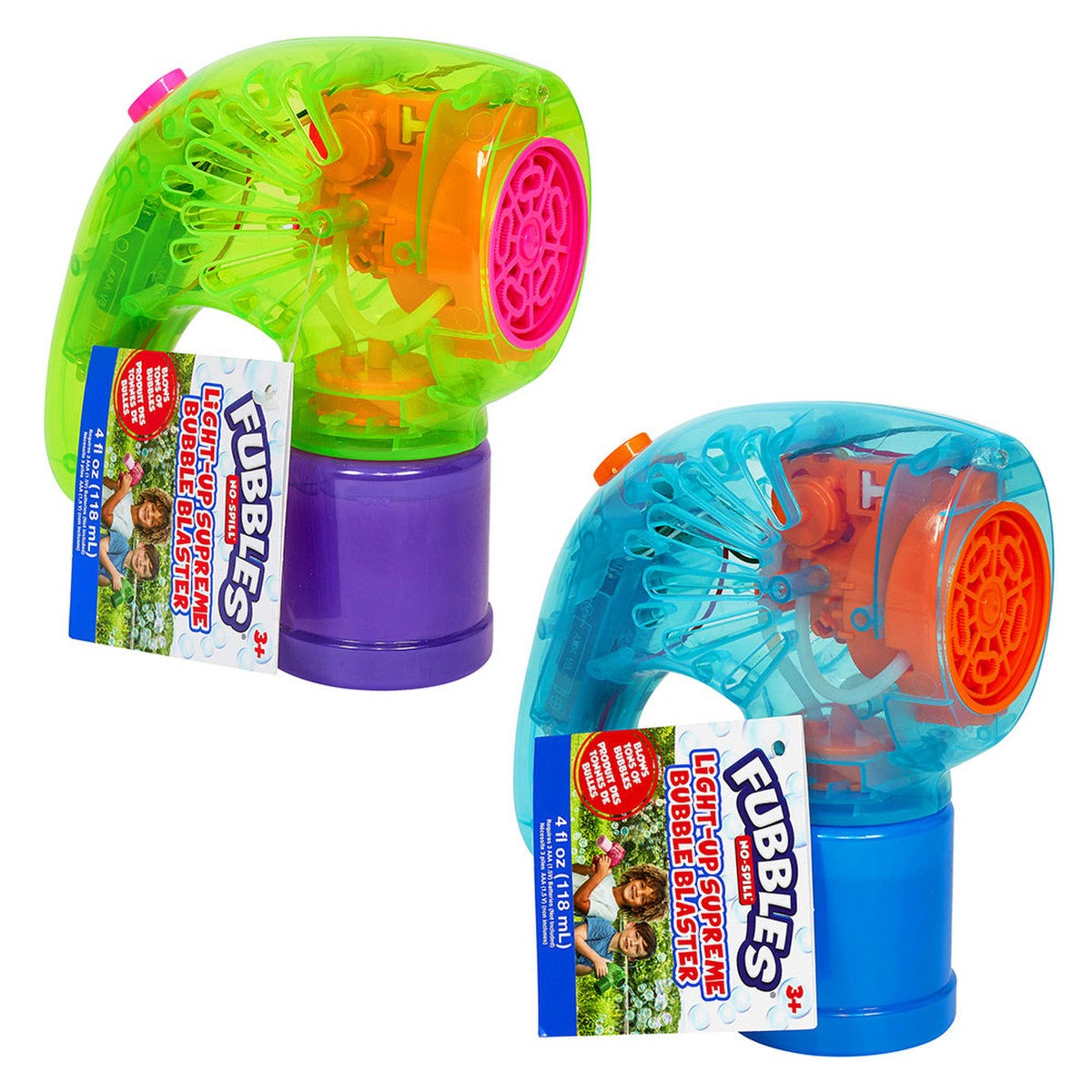 Little Kids Inc Fubbles Light-Up Supreme Bubble Blaster