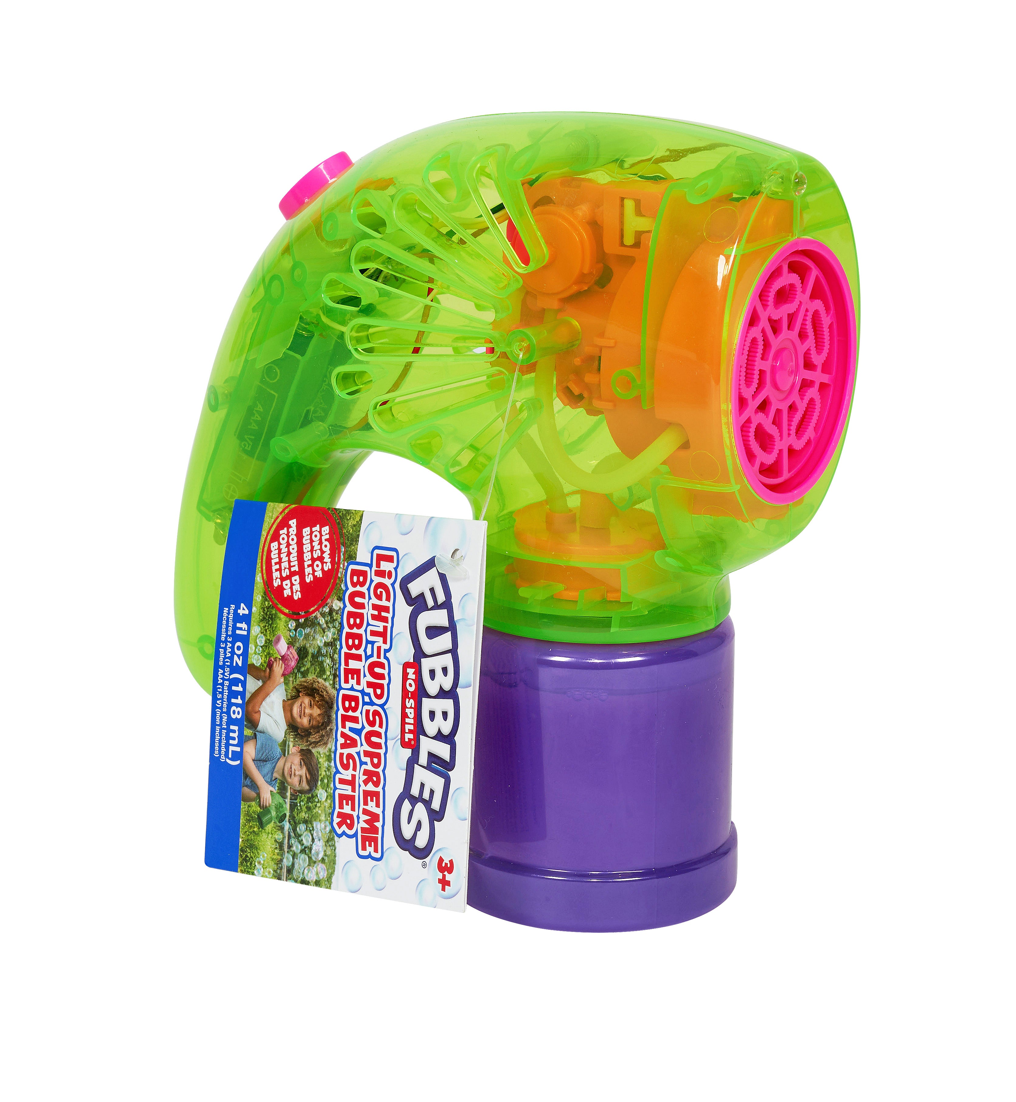 Little Kids Inc Fubbles Light-Up Supreme Bubble Blaster