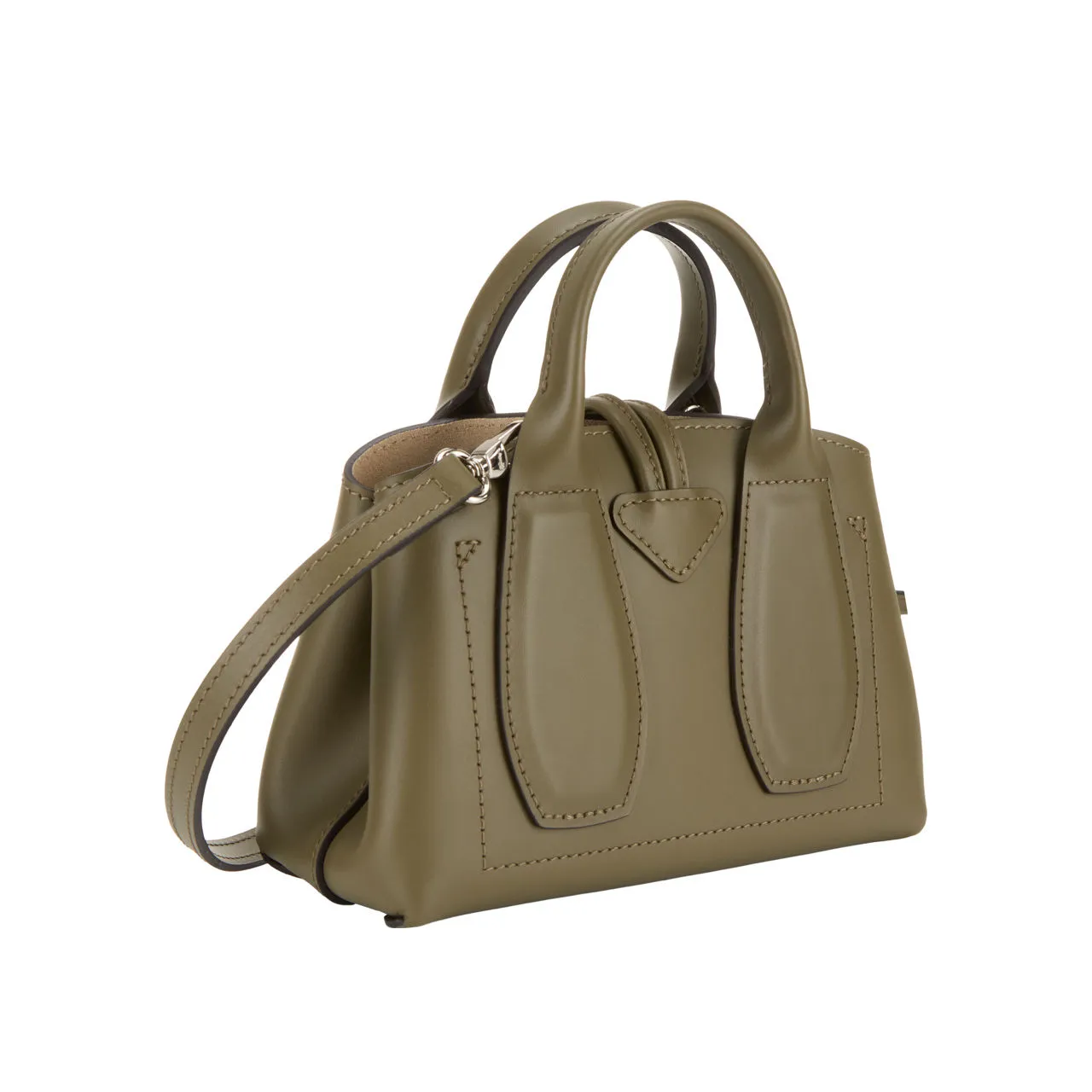 LONGCHAMP Le Roseau XS Shoulder Bag - Kaki