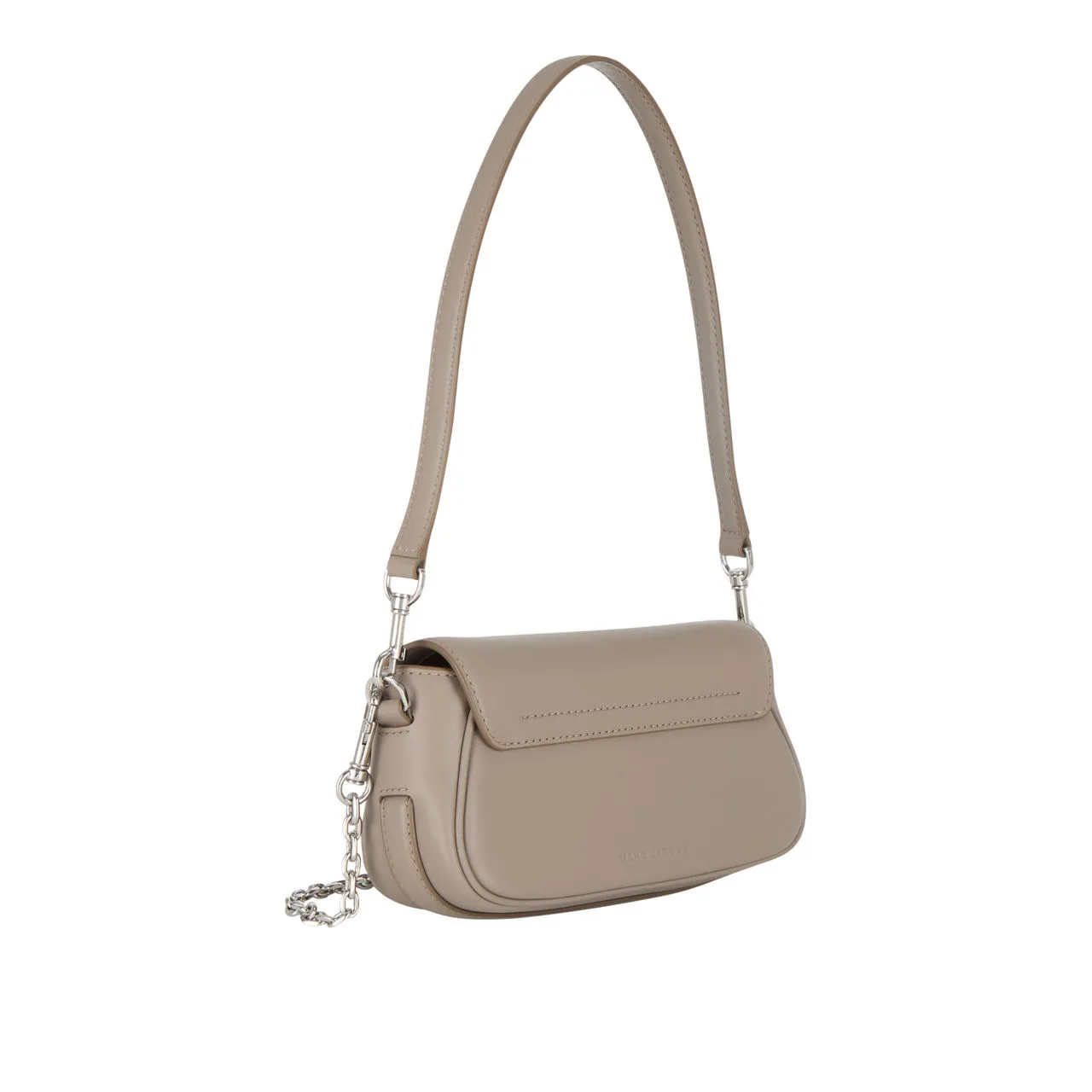 MARC JACOBS The Leather Clover Shoulder Bag - Cement