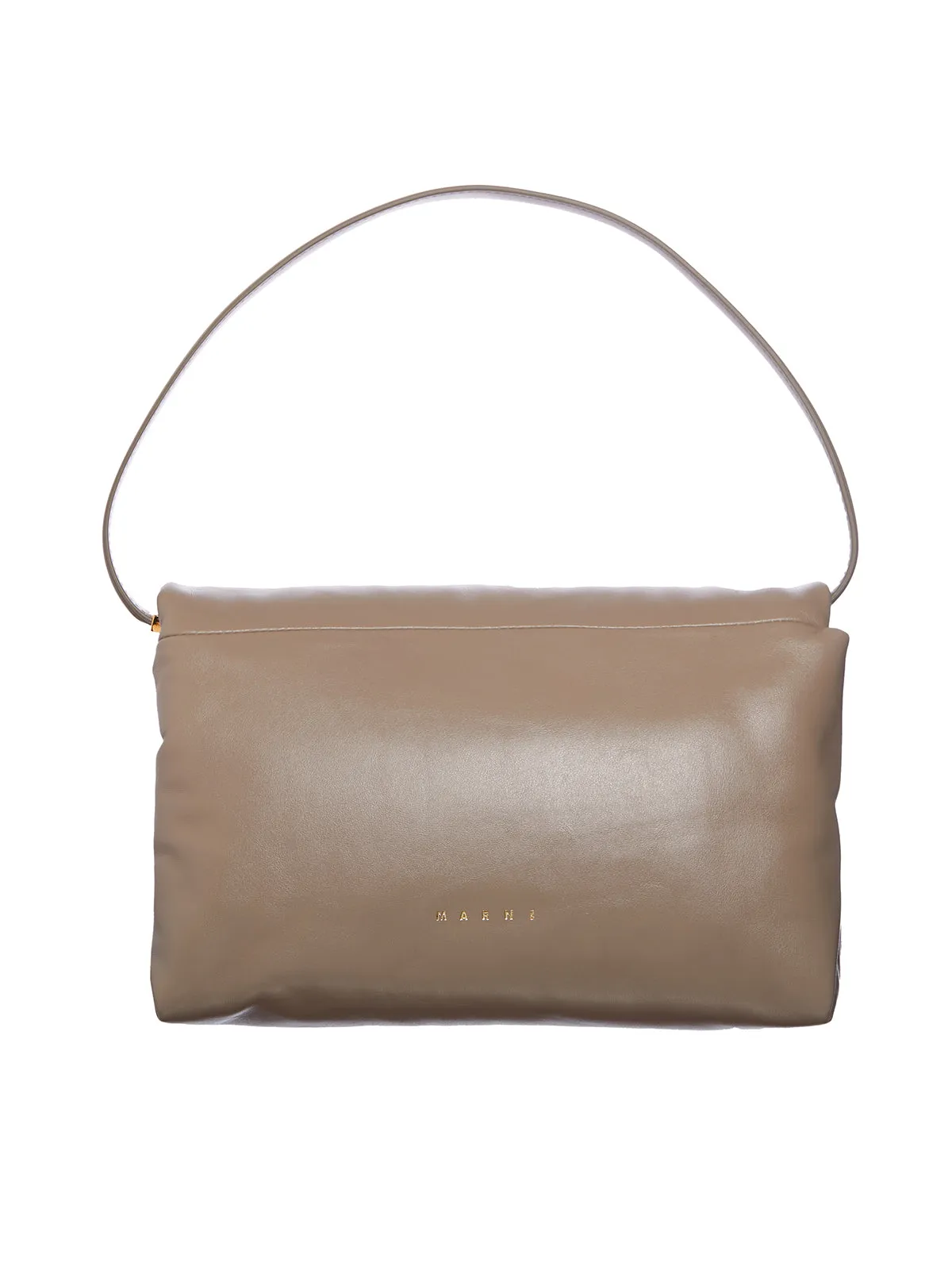 MARNI Beige Leather Clutch for Women - Carry All Your Essentials in Style!