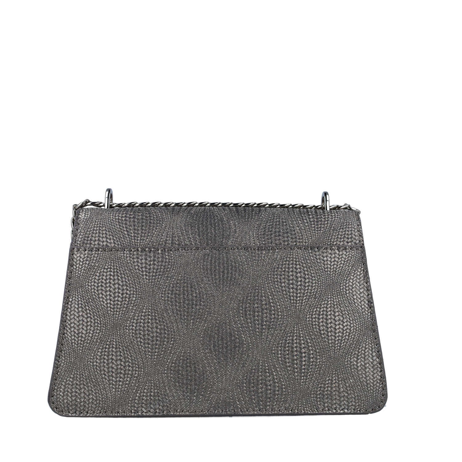 MENBUR Pewter Shimmer Occasion Bag