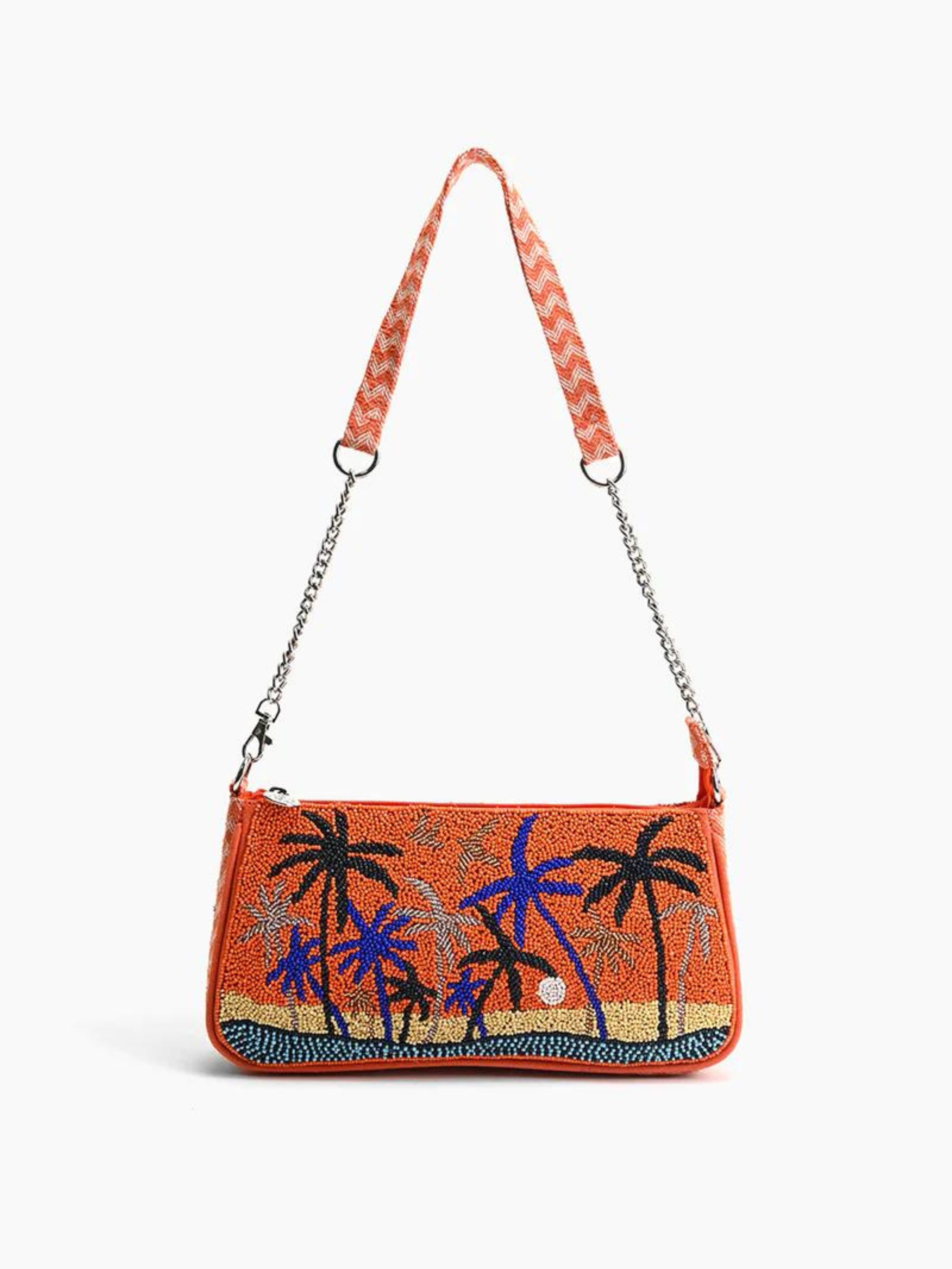 Miami Moonlit Palms Shoulder Bag