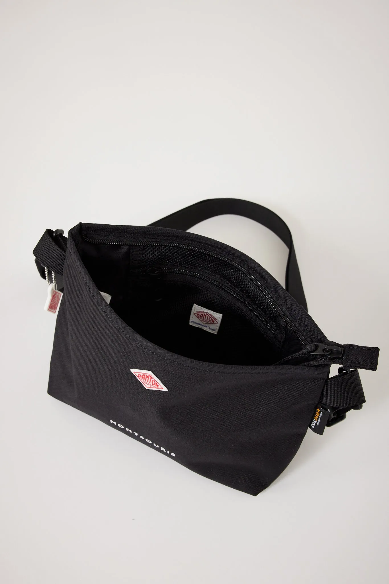 Montsouris Shoulder Bag Cordura Canvas Black