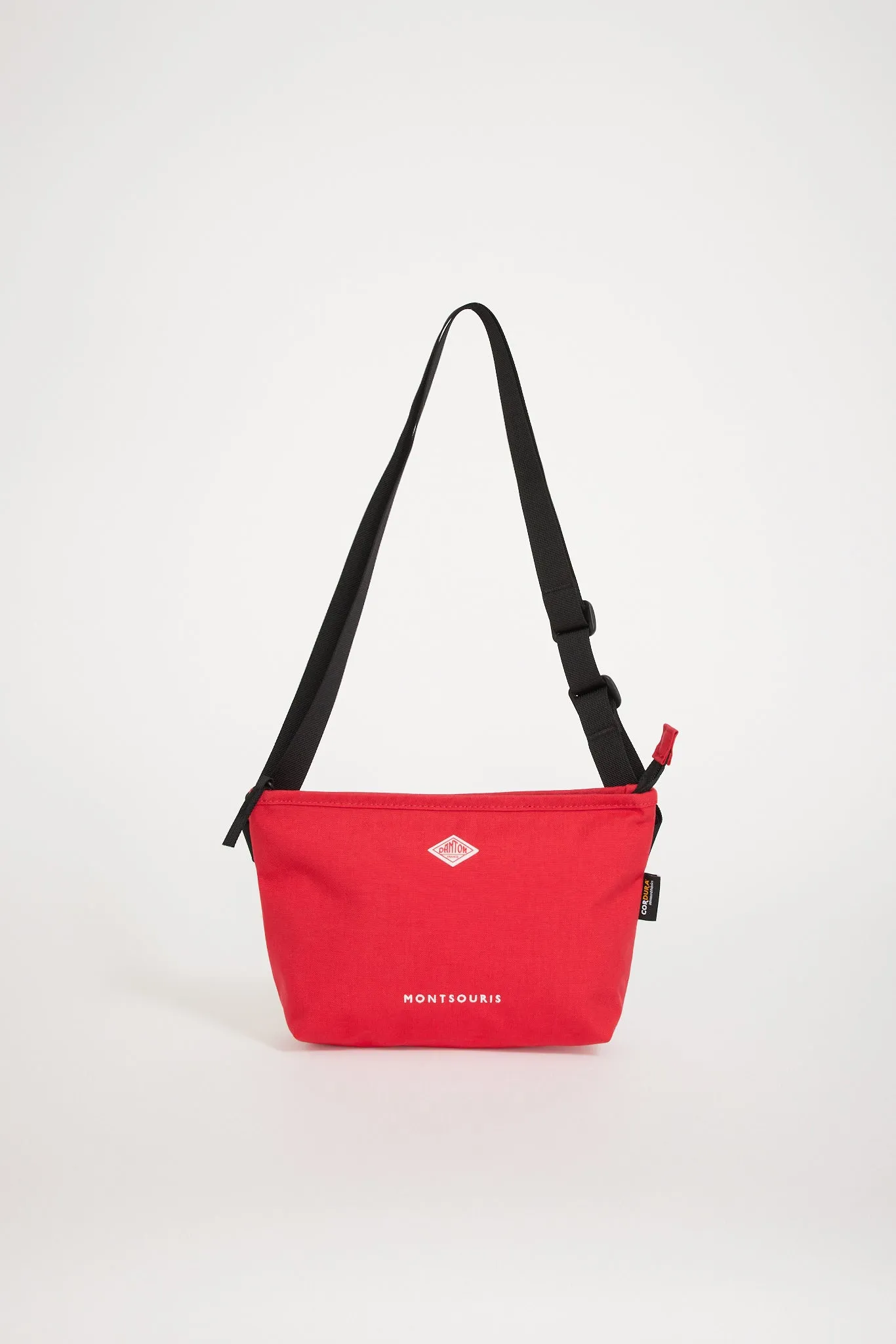 Montsouris Shoulder Bag Cordura Canvas Carmine Red