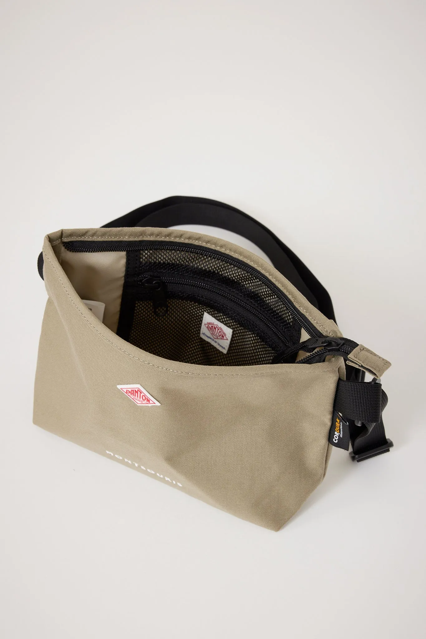 Montsouris Shoulder Bag Cordura Canvas Light Greige