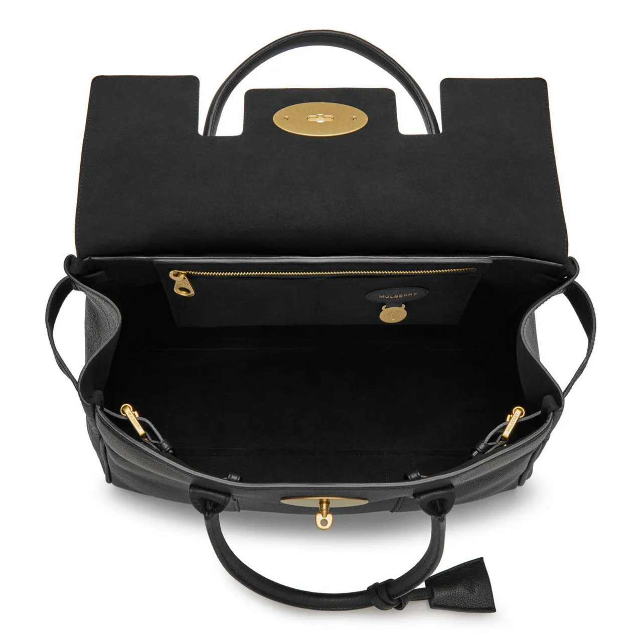 MULBERRY The Sustainable Edit Bayswater Shoulder Bag - Black