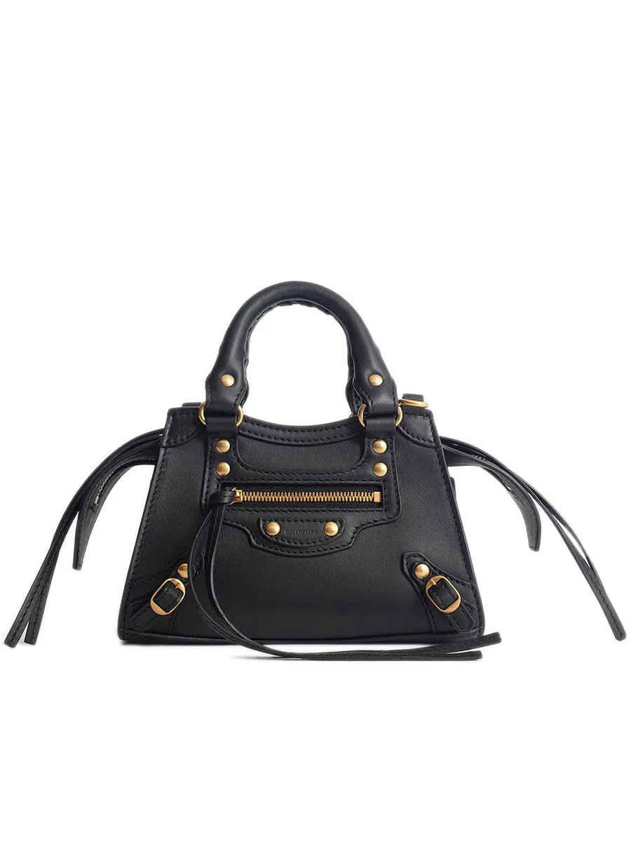 Neo Classic Nano Handbag in Black