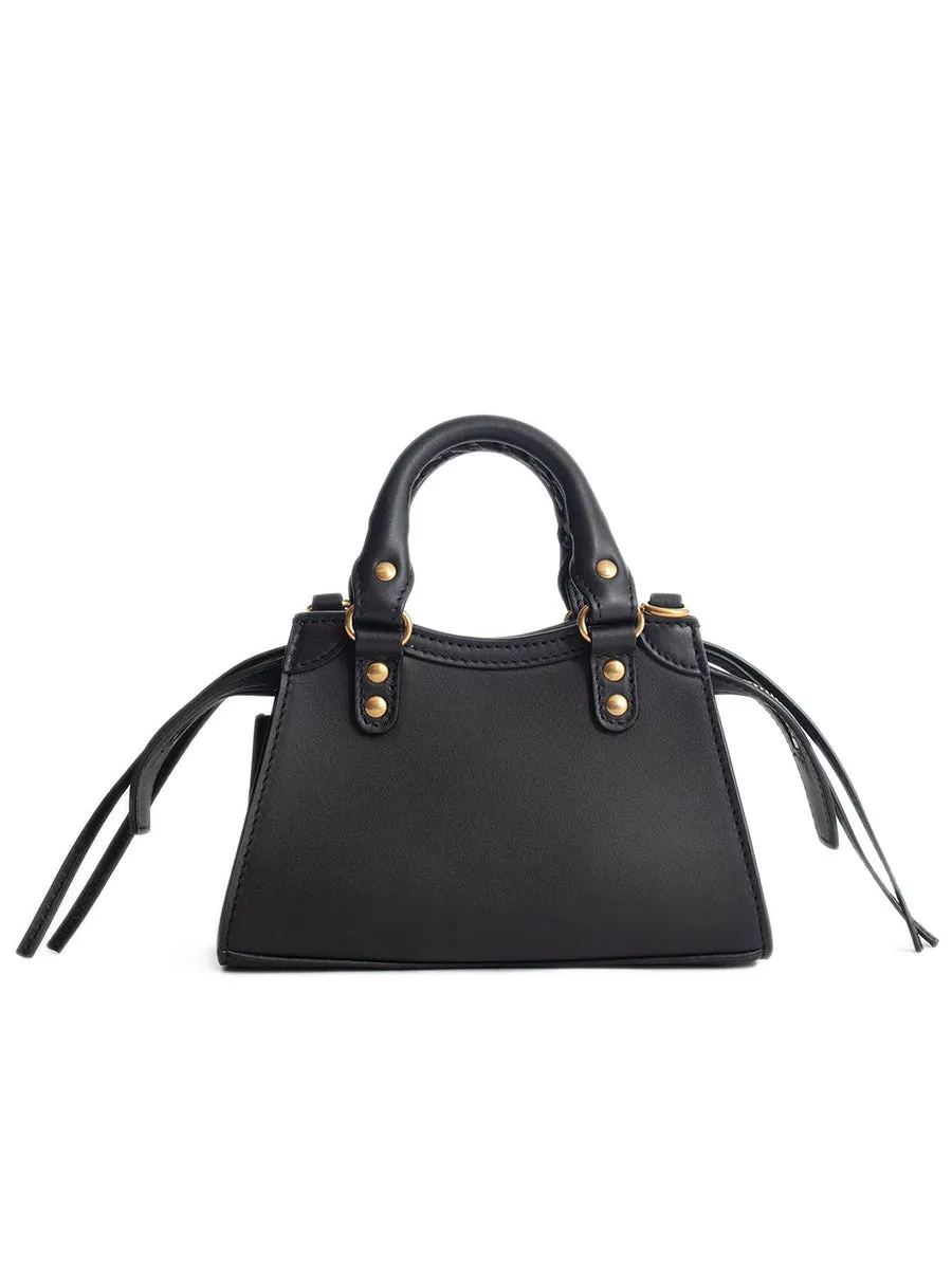 Neo Classic Nano Handbag in Black