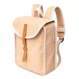 Petit Monkey Recycled Cotton Backpack - Nougat