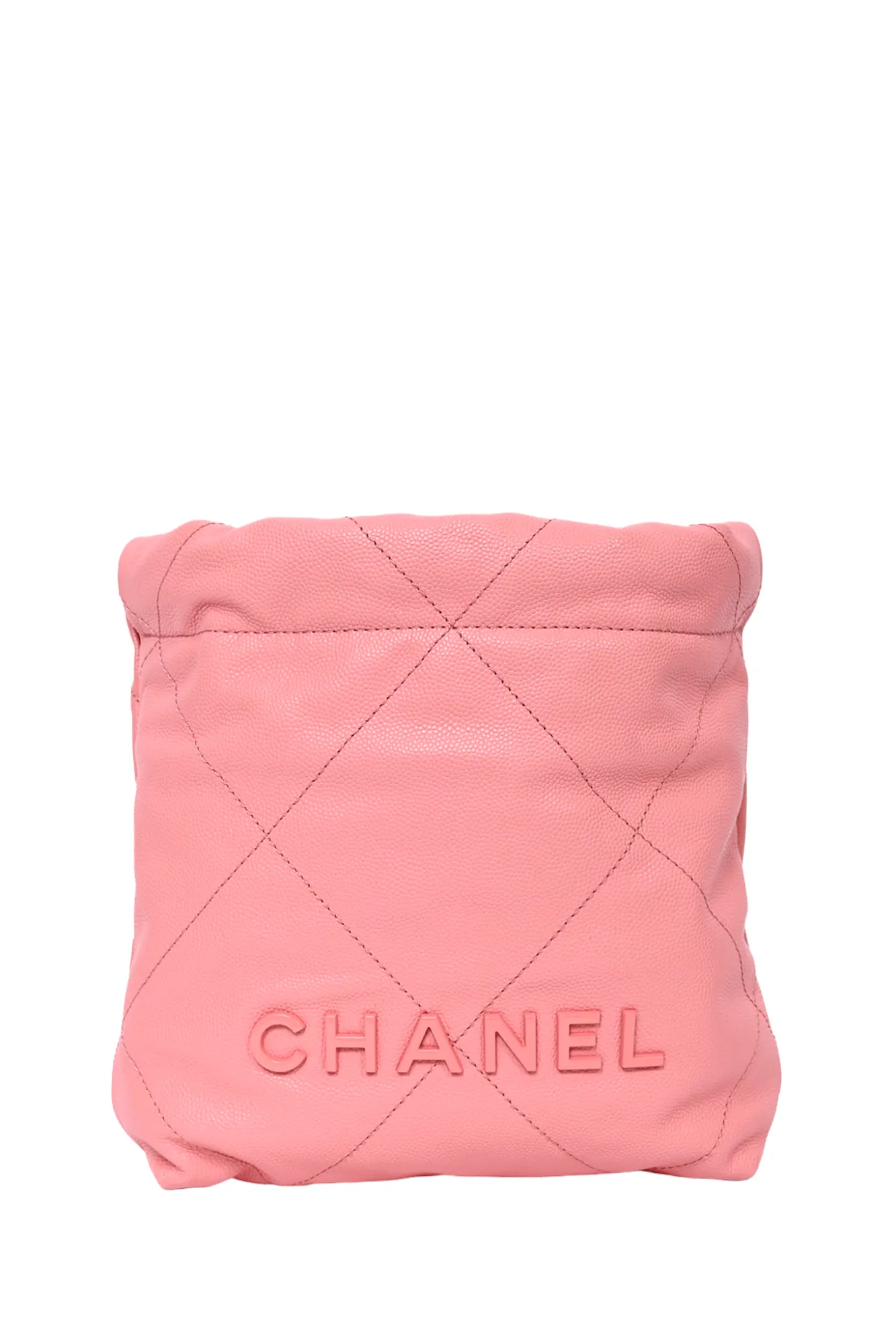 Pre-loved Chanel? Pink Caviar Mini 22 Hobo Bag