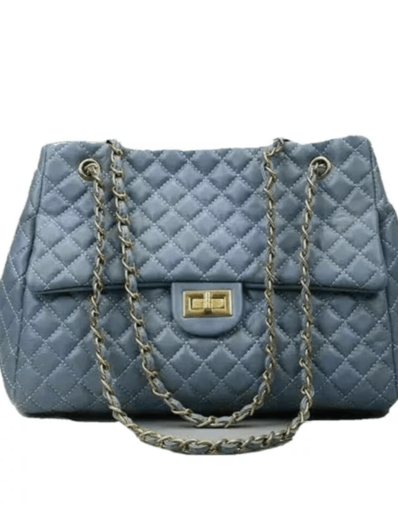 Quilted Lambskin Leather Shoulder Bag