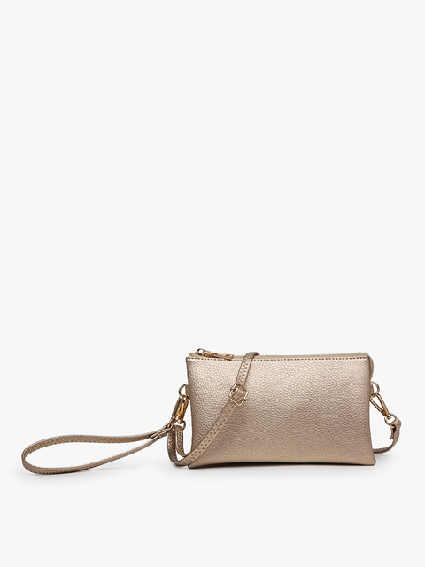 Riley Monogrammable 3 Compartment Crossbody/Wristlet