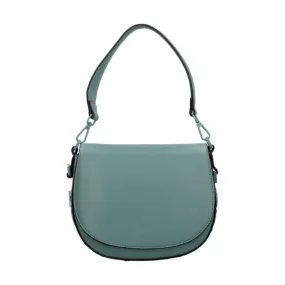 RoccoBarocco 10902 NINA Flap Bag Borsa a Mano Donna in Ecopelle Sky Blue